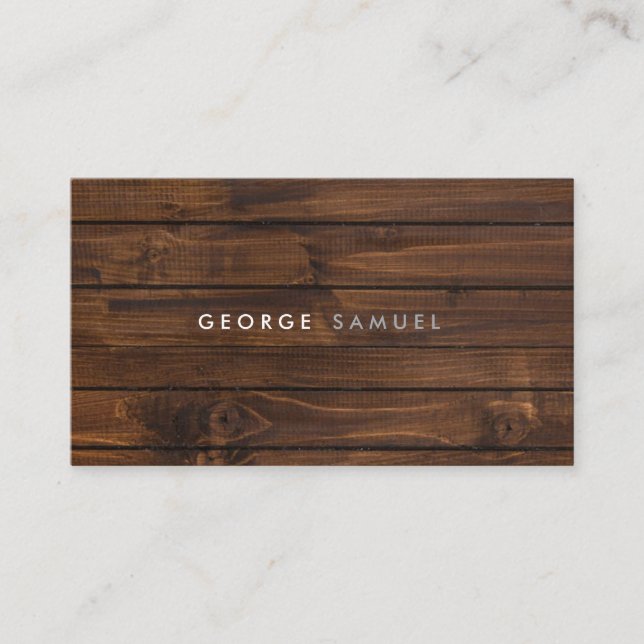 Cartão De Visita Elegant Minimal Business Branding (Frente)