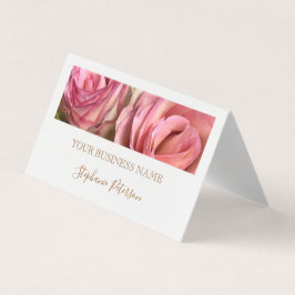 Cartão De Visita Elegant Modern Copper Custom Photo Template 