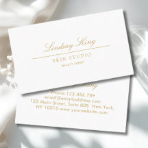 Elegant Script | Negócio de Salão