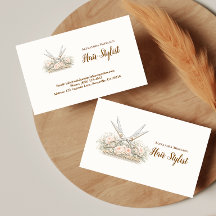 Elegant Vintage Floral Hair Stylist