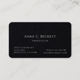 Cartão De Visita Elegante