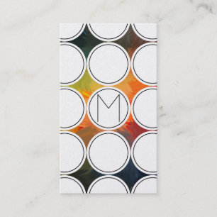 Cartão De Visita Elegante Abstrato Dourado