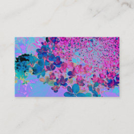 Cartão De Visita Elegante Azul Escuro e Magenta - Iluminismo