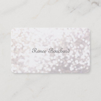 Cartão De Visita Elegante Chic Branca Branca Branca Branca Branca B