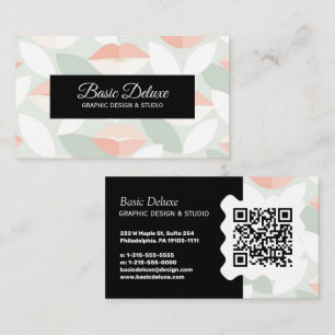 Cartão de Visita Elegante - Código Qr