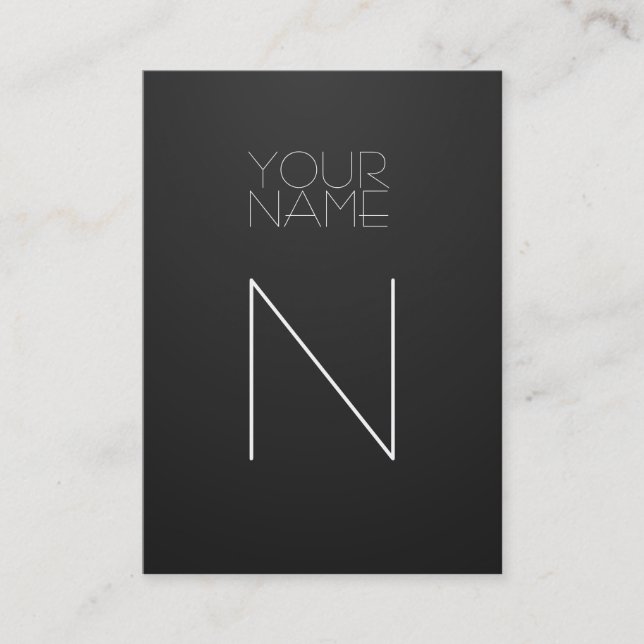 Cartão De Visita Elegante de Moda (Frente)