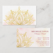 Elegante de Rosa de Flor de Lotus Dourado