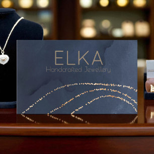 Cartão de visita Elegante do Designer de Marinhos 