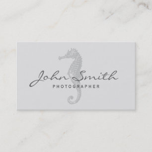Cartão de visita elegante do fotógrafo do cavalo