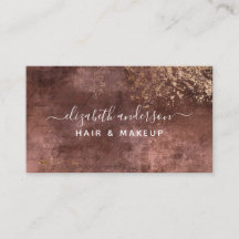 Elegante Dourado Marble Moderno Salão Chic