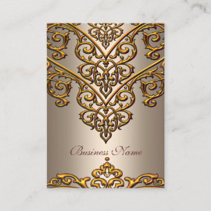 Cartão de Visita Elegante Dourado sobre Sobreposiç