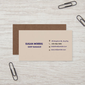 Cartão de visita elegante e profissional