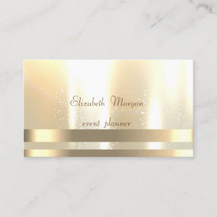 Cartão De Visita Elegante, Glamouroso, Chique, Listras, Luminoso