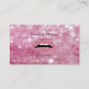 Cartão De Visita Elegante Glamouroso  Glamouroso Brilhante Bokeh Lá
