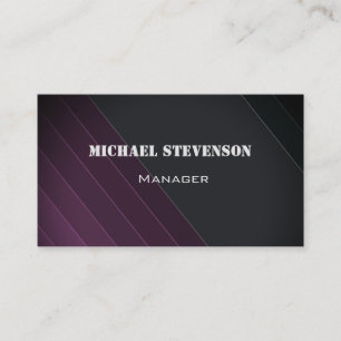 Cartão De Visita Elegante, listras, padrão listrado