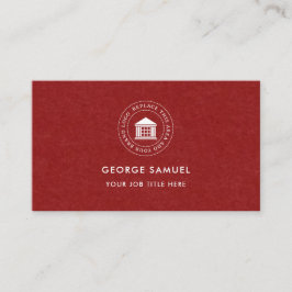 Cartão De Visita Elegante Logotipo Personalizado Minimalista Simple