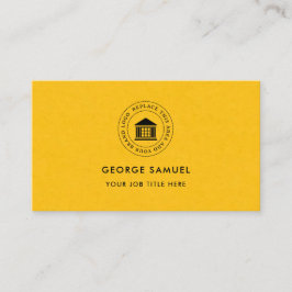 Cartão De Visita Elegante Logotipo Personalizado Minimalista Simple