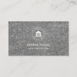 Cartão De Visita Elegante Logotipo Personalizado Minimalista Simple