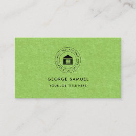 Cartão De Visita Elegante Logotipo Personalizado Minimalista Simple