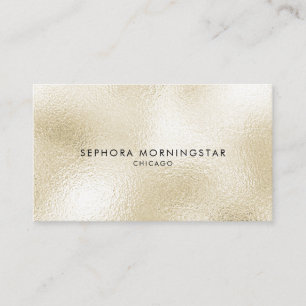 Cartão De Visita Elegante Mínimo Profissional Moderno de Frost Opal