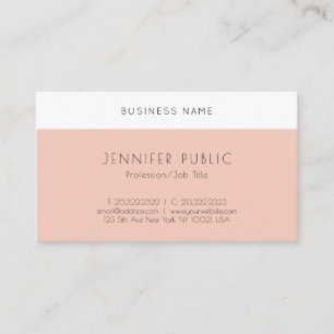 Cartão De Visita Elegante Modelo minimalista moderno