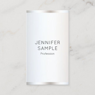 Cartão De Visita Elegante Modelo moderno profissional vertical