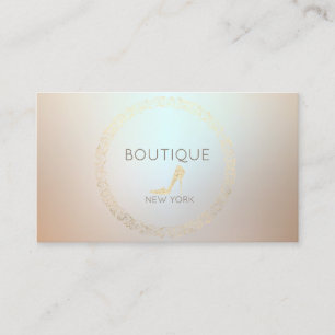 Cartão De Visita Elegante moderno brilho alto,quadro oval