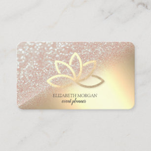 Cartão De Visita Elegante Moderno Brilho Dourado Bokeh Degradê Dour