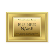 Elegante Moderno Falso Ouro Metal Minimalista