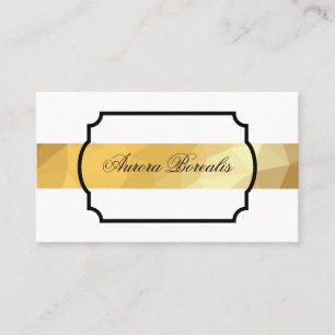 cartão de visita elegante moderno geométrico do ou