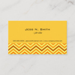 Cartão De Visita Elegante, moderno, ouro, amarelo ensolarado