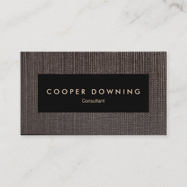 Cartão De Visita Elegante Moderno Profissional