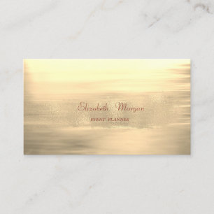 Cartão De Visita Elegante Na moda Moderno Faux Dourado Traço de Pin