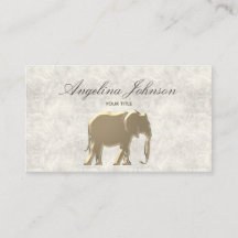 Elegante Ouro Profissional