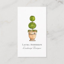 Elegante paisagismo em aquarela de topiaria