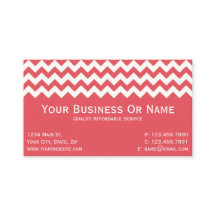 Elegante Persimmon Quente Rosa Branco Chevron