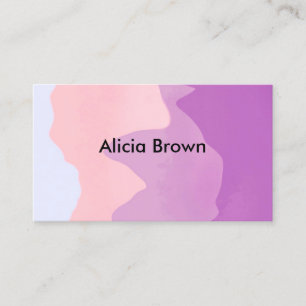 Cartão De Visita elegante personagem de design de abstrato de arte