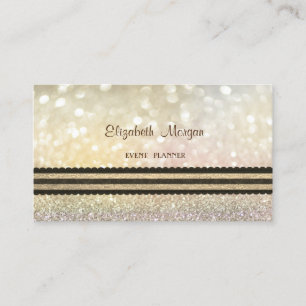 Cartão De Visita Elegante Professional Modern, Strike Bokeh