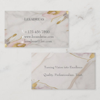 Cartão De Visita Elegante Profissional