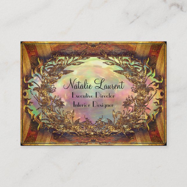 Cartão De Visita Elegante Raphlitz IV Professional (Frente)