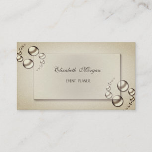 Cartão De Visita Elegante sofisticado de chic proffesional