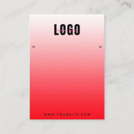 Cartão De Visita Elegante - Tela de Jogo Vermelho e Rosa