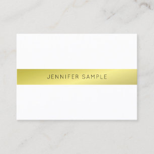 Cartão De Visita Elegantes modernos alisam o encanto luxuoso