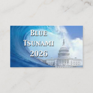 Cartão De Visita Eleição Tsunami Azul 2026