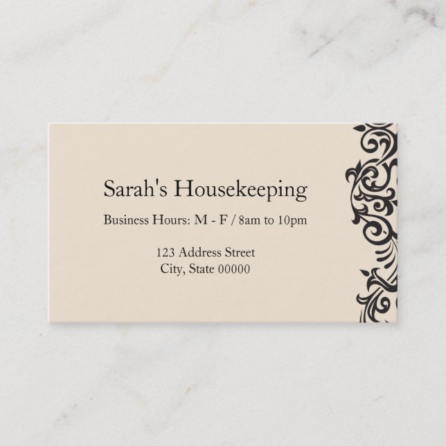 Cartão De Visita Elemento design (Frente)