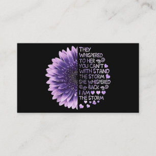 Cartão De Visita Eles sussurravam para ela. Você não pode ficar com