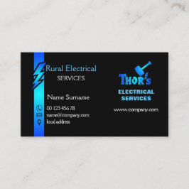 Cartão De Visita Eletricidade, eletricistas rurais da casa