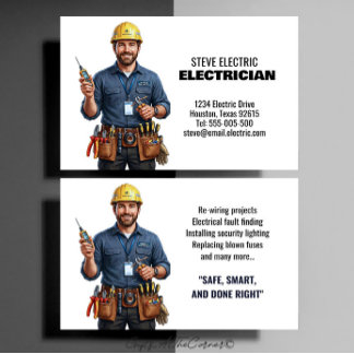 Cartão De Visita Eletricista