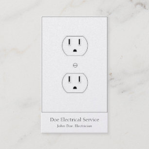 Cartão De Visita Eletricista/contratante elétrico/VerticalPlatinum