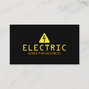 Cartão De Visita Eletricista Elétrico Eletricidade
